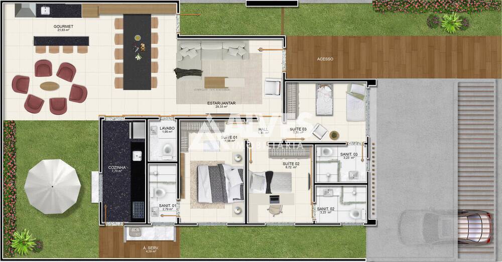 Casa de Condomínio à venda com 3 quartos, 110m² - Foto 38
