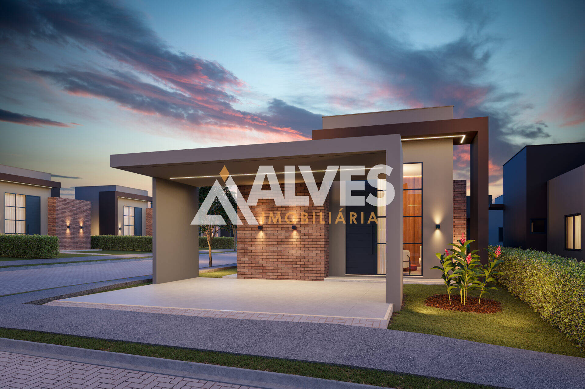 Casa de Condomínio, 3 quartos - Foto 1