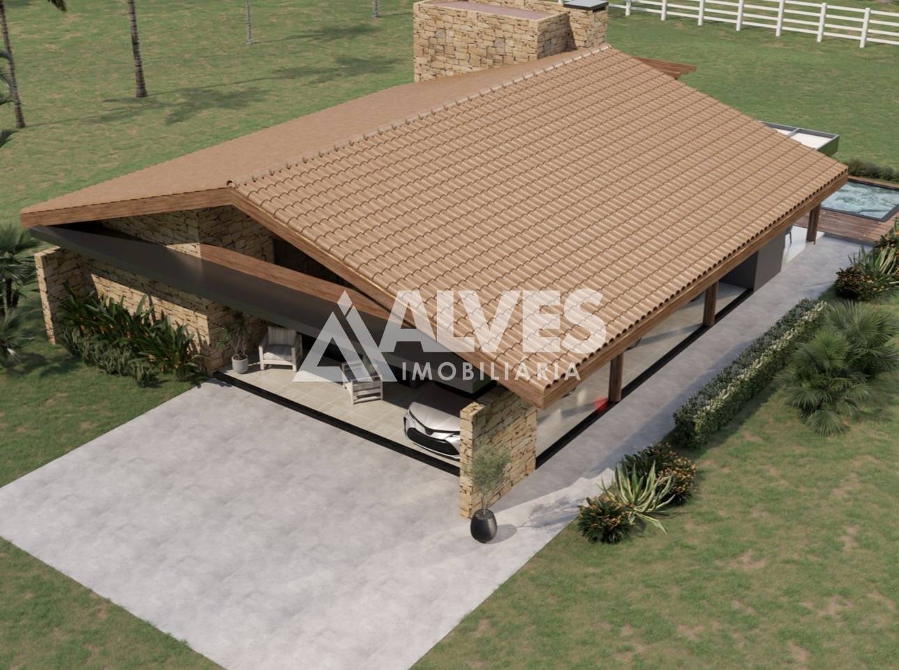 Sítio, 3 quartos, 452 m² - Foto 2