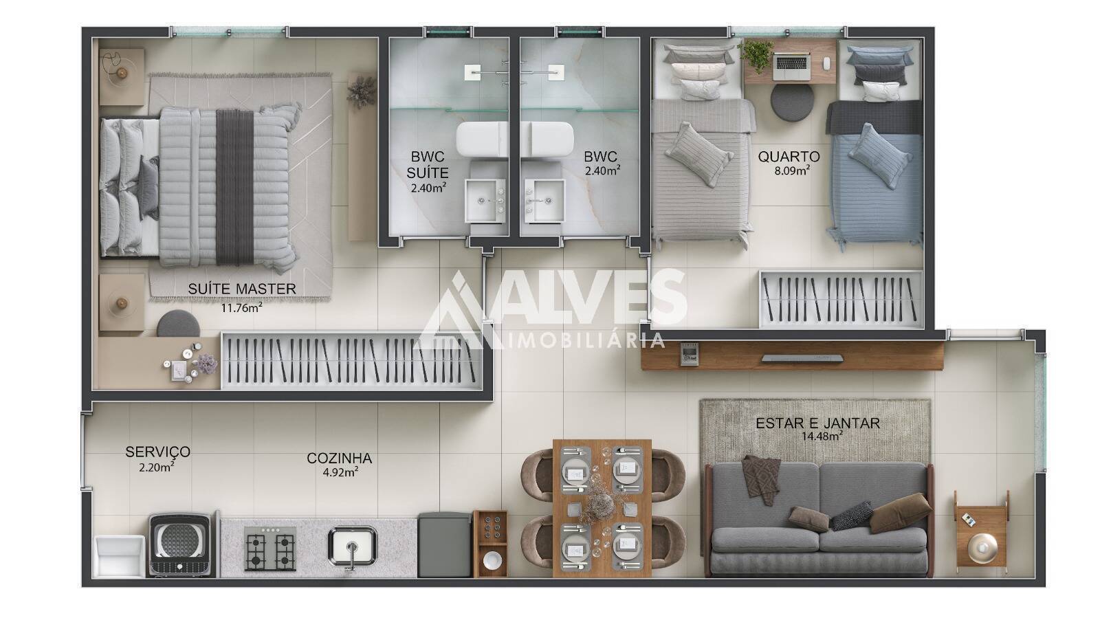 Casa de Condomínio à venda com 2 quartos, 55m² - Foto 18