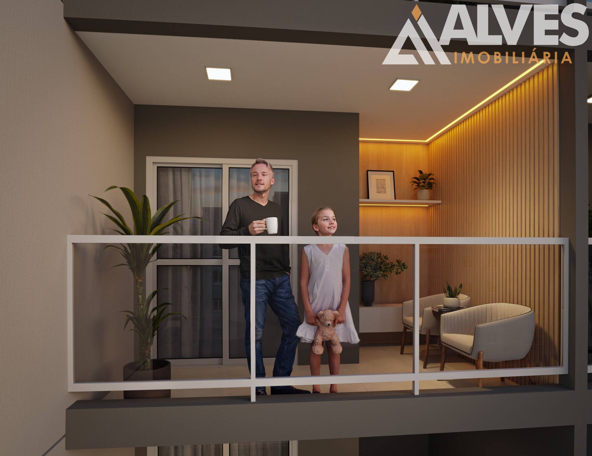 Apartamento, 2 quartos, 46 m² - Foto 1