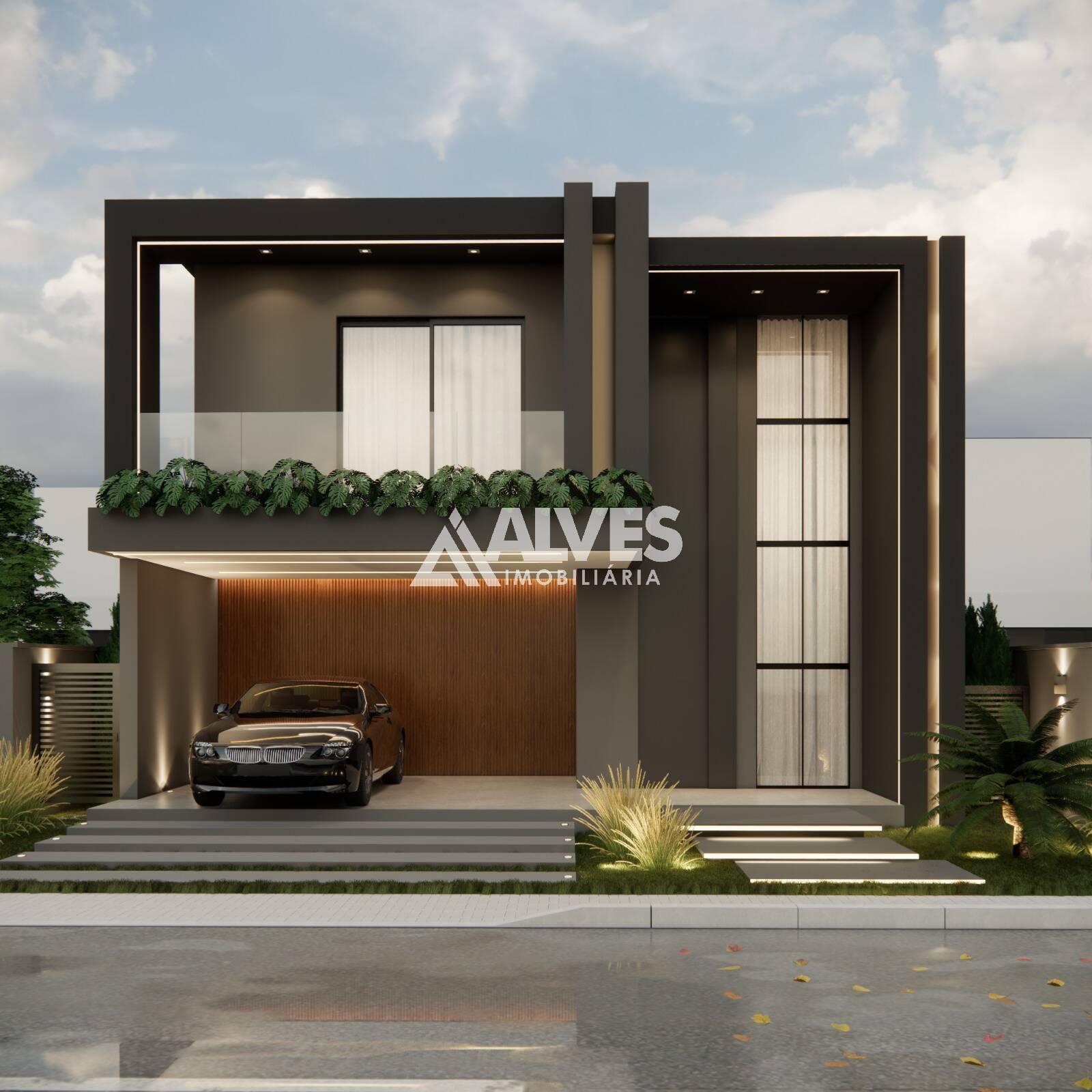 CASA DE ALTO PADRÃO COM 4 SUÍTES PISCINA E ÁREA GOURMET EM CONDOMÍNIO