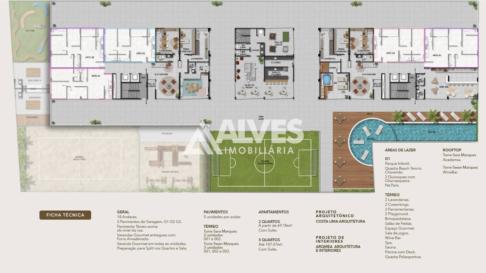 Apartamento à venda com 2 quartos, 69m² - Foto 29