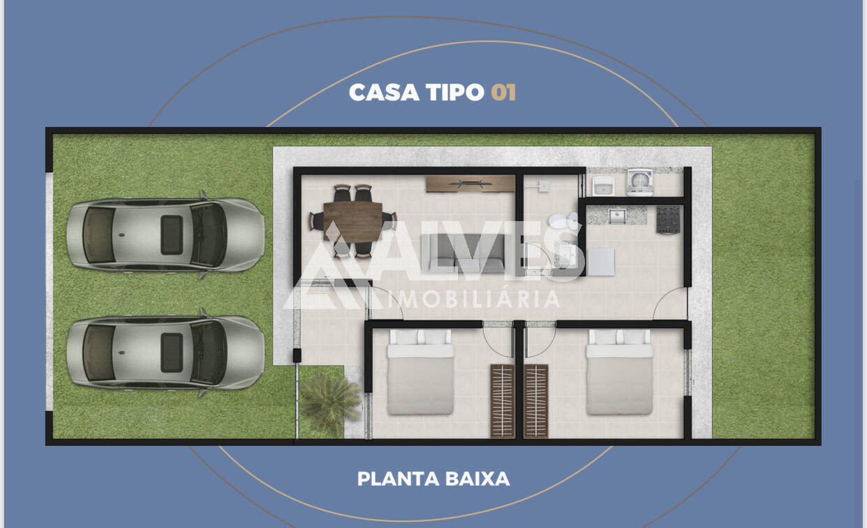 Casa, 2 quartos, 57 m² - Foto 4