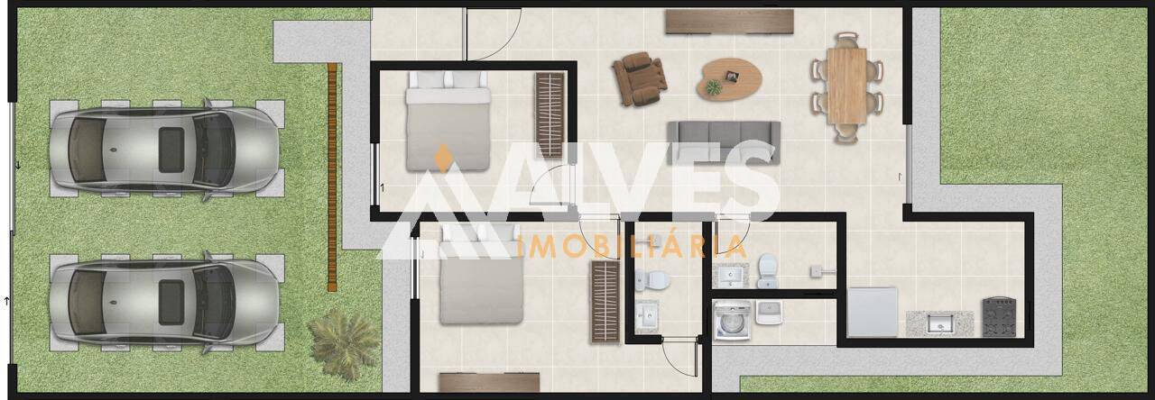 Casa, 2 quartos, 67 m² - Foto 3