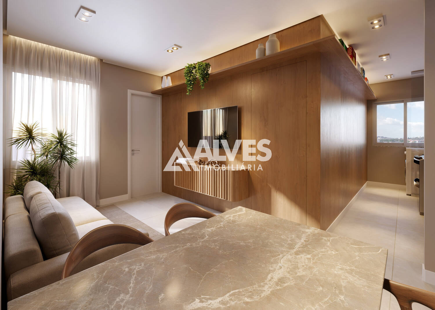 Apartamento à venda com 2 quartos, 43m² - Foto 3