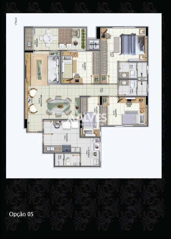 Apartamento, 3 quartos, 100 m² - Foto 9