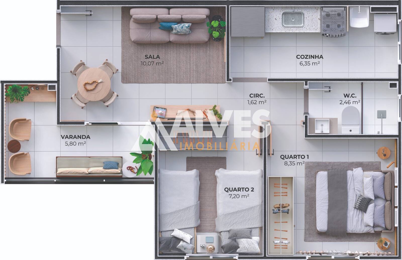 Apartamento, 2 quartos, 43 m² - Foto 26