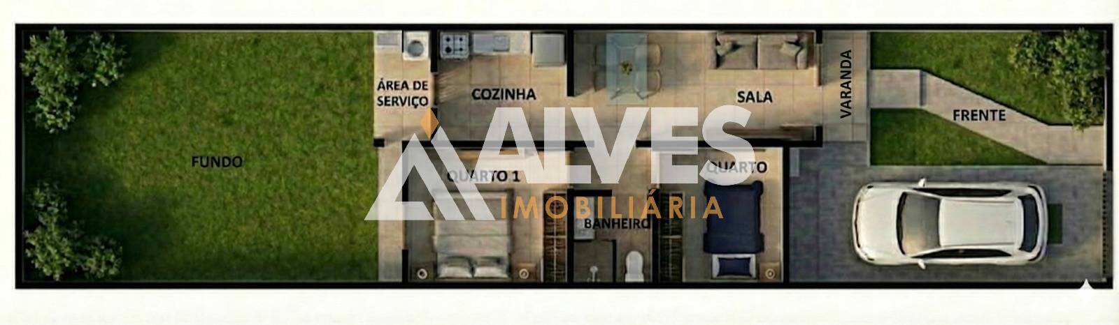 Casa, 2 quartos, 46 m² - Foto 9